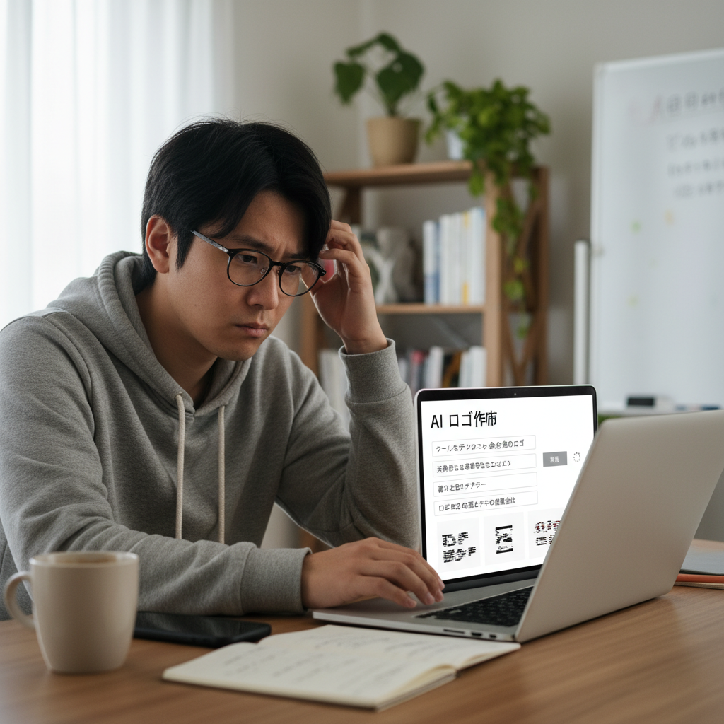 AIロゴ作成、乗り遅れてない？脳筋タックルが「とりあえずやってみた」結果！