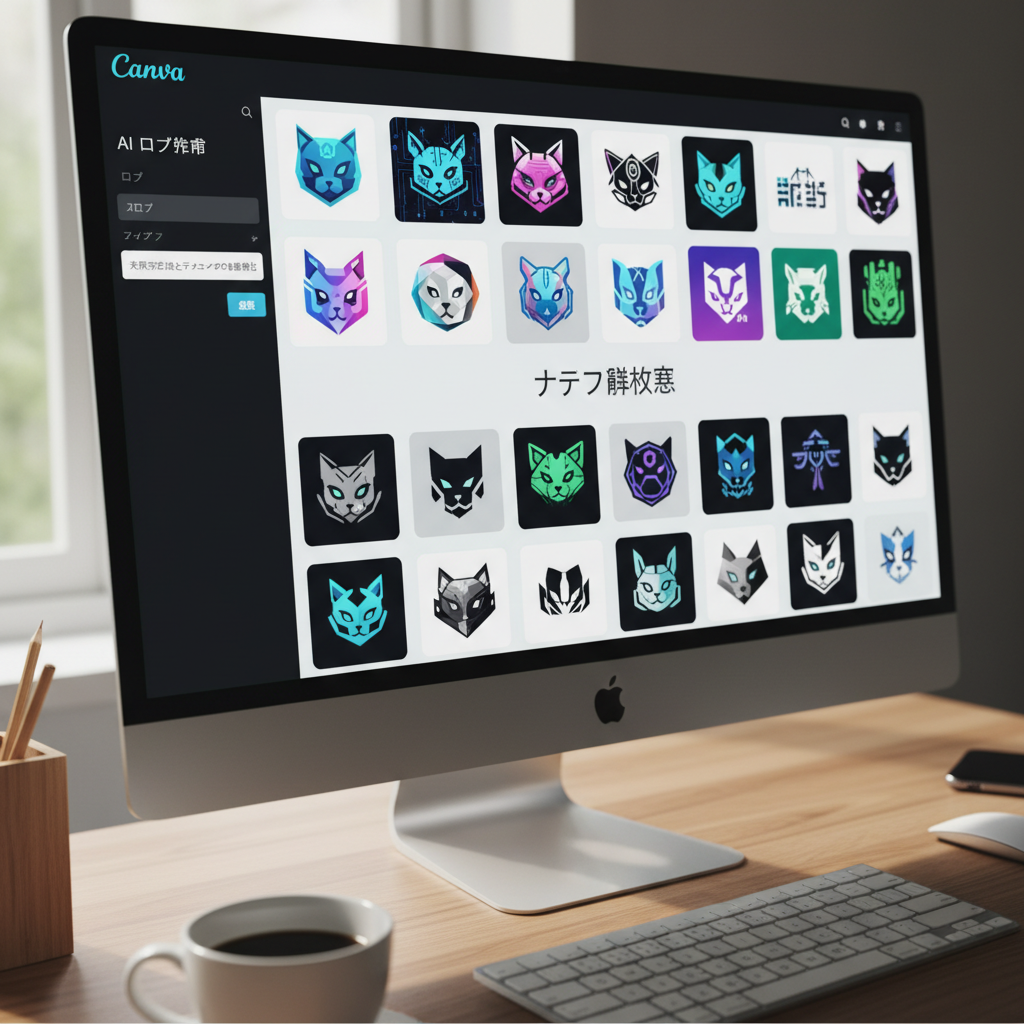 Screenshot of Canva's Magic Design interface showing AI-gene